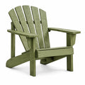 Silla Adirondack de Madera de Pino Verde para Exterior