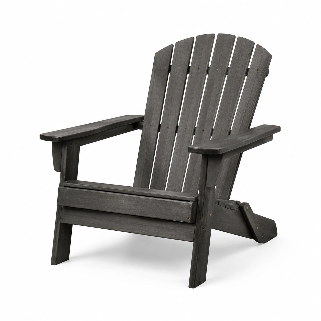 Silla Adirondack de Madera de Acacia Gris